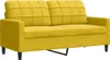 vidaXL 2-miestna pohovka žltá 140 cm Velvet Náhľad obrázku produktu 1