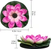 Teichdekoration mit Seerose/Lotusblume, solarbetriebener Produktbild-Vorschau 2