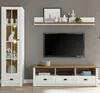 Landhaus Wandboard 160cm PISA-61 in Pinie weiß und Eiche Produktbild-Vorschau 4