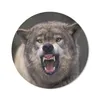 MuchoWow® Mauspad Mousepad Wolf - Maul - Zähne 20x20 cm - Produktbild-Vorschau 1