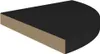 vidaXL Eck-Schweberegale 4 Stk. Schwarz 35x35x3,8 cm MDF Produktbild-Vorschau 4