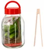 GARDENLINE glazen pot van 3 liter + deksel + receptenhouder Productafbeelding-voorbeeld 1