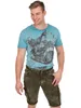 HECTOR CARGO Trachtenhose Army mit Trachtenknöpfen, breitem Produktbild-Vorschau 3
