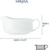 Čajka na omáčku, s uchom a výlevkou, 0,7 l, porcelán, biela Náhľad obrázku produktu 4