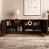 Lowboard OLE 175 cm, Massivholz, TV bis 70 Zoll - Nussbaum Produktbild-Vorschau 4