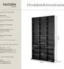 tectake® CD DVD Regal Christel 180 x 102 x 23,5 cm Produktbild-Vorschau 5