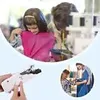 Collage of images showing a sewing machine, children sewing, and a woman helping a child sew. Náhled obrázku produktu