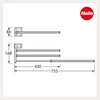 Porte-serviettes Hailo 3143901 blanc pur 3 pièces 430 mm Voir les images du produit 3