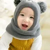 Baby schlupfmütze Warm Niedlich Bär Wintermütze Schalmütze Produktbild-Vorschau 3