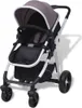 vidaXL Kočárek 3 v 1 Aluminium Grey and Black Náhled obrázku produktu 3