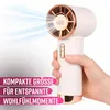 Bestlivings Akku Handventilator Creme mit LED-Anzeige & Produktbild-Vorschau 6