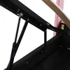 Close-up view of the hydraulic lift mechanism of a bed frame. Produktbild-Vorschau