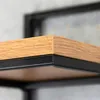 Wandregal Metall - Wand-Blumenhalter - 19x20x19 cm - Produktbild-Vorschau 4