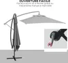 Outsunny Parasol dšŠportšŠ 3 x 2 m parasol rectangulaire Voir les images du produit 3