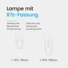 Modee R7s Halogenstab 80W 1400lm 2700K warmweiß 5 Stück Produktbild-Vorschau 4