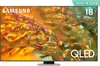 A Samsung QLED TV displaying a colorful, abstract image. Náhľad obrázku produktu