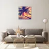 Bilder auf glas - Meer Strand Palme - 50x50cm - Glasbilder Produktbild-Vorschau 7