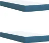 The Living Store Boxspringbett mit Matratze Dunkelblau Produktbild-Vorschau 7