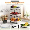 Roxlin Obstschale & Gemüsekorb Etagere 3-stöckig, robuster Produktbild-Vorschau 5