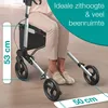 ELONEO inklapbare en lichte rollator met zitplaats, Productafbeelding-voorbeeld 4