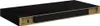 Schweberegal Schwarz 50x23x3,8 cm MDF Produktbild-Vorschau 8