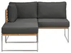 home24 Loungeset - 3-teilig - Webstoff / Teak Massiv Produktbild-Vorschau 1