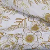 Bettwäsche-Set Weiß und Braun 220x240 cm Baumwolle Produktbild-Vorschau 4