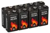ABSINA 9V-Blockbatterie, Alkaline, für Rauchmelder, 8 Stück Produktbild-Vorschau 7