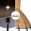 Rattan Pendelleuchte Wohnzimmer Tischleuchte Boho Käfig Produktbild-Vorschau 4