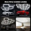 14 Wabenförmige LED Garagenleuchten 520W 20160LM 6500K Produktbild-Vorschau 4