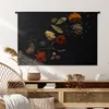 MuchoWow® Wandteppich Wandbehang Kräuter - Schwarz - Produktbild-Vorschau 6