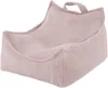 A light pink corduroy beanbag chair for children, shown from a three-quarter angle against a white background. Produktbild-Vorschau