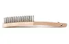 Lessmann Handdrahtbürste Stahl glatt 0,35mm 3-reihig Produktbild-Vorschau 3
