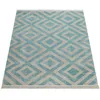 Moderner Outdoor Teppich Rauten-Muster Vintage-Look Produktbild-Vorschau 4