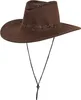 Kovbojský klobouk Wild West hnědý Náhled obrázku produktu 4