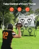 VEVOR voetbaltrainerwerpnets, trainingsnet (208 x 91 x 189 Productafbeelding-voorbeeld 2