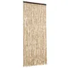vidaXL Insektenschutz-Vorhang Beige 56x200 cm Chenille Produktbild-Vorschau 14
