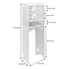 armoire de toilette à 4 étages au-dessus des toilettes Voir les images du produit 3