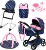 Bayer Design 17016AD Puppenwagen Xeo, verstellbarer Griff, Produktbild-Vorschau 1