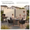 tectake® Doppel-Seitenmarkise 200 x 600 cm ausziehbar, mit Produktbild-Vorschau 6