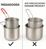 Frittierpfanne Edelstahl 304 mit Sieb für Tempura und Produktbild-Vorschau 5