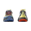 Trailrunning-Schuhe für Damen von La Sportiva; Modell Prodigio Woman; in Blau und Gelb mit rutschfester Sohle. Produktbild-Vorschau