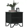 vidaXL Nachttisch Schwarz 2 Stk. 40x30x40 cm Holzwerkstoff Produktbild-Vorschau 4