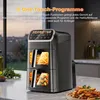 9L Airfryer Stacked Dual Basket, Gestapelte Produktbild-Vorschau 3