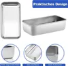 Edelstahl Kastenform, Brotbackform, Königskuchenform, 20 cm Produktbild-Vorschau 2