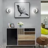 LED Wandleuchte Weiß Rund drehbar 5W 3000K IP20 Produktbild-Vorschau 5