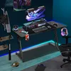 Bettizia Table de jeu 120 x 60cm, bureau de jeu avec tapis Voir les images du produit 1