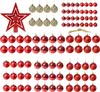 Maxi 101 dílná sada vánočních ozdob červeno-zlatá Náhled obrázku produktu 2
