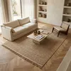 Tappeto in juta naturale fatto a mano, color beige con Anteprima dell’immagine prodotto 2