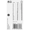 A chart showing specifications for drill bits, including diameter, length, and maximum RPM, along with company information and a barcode. Náhľad obrázku produktu